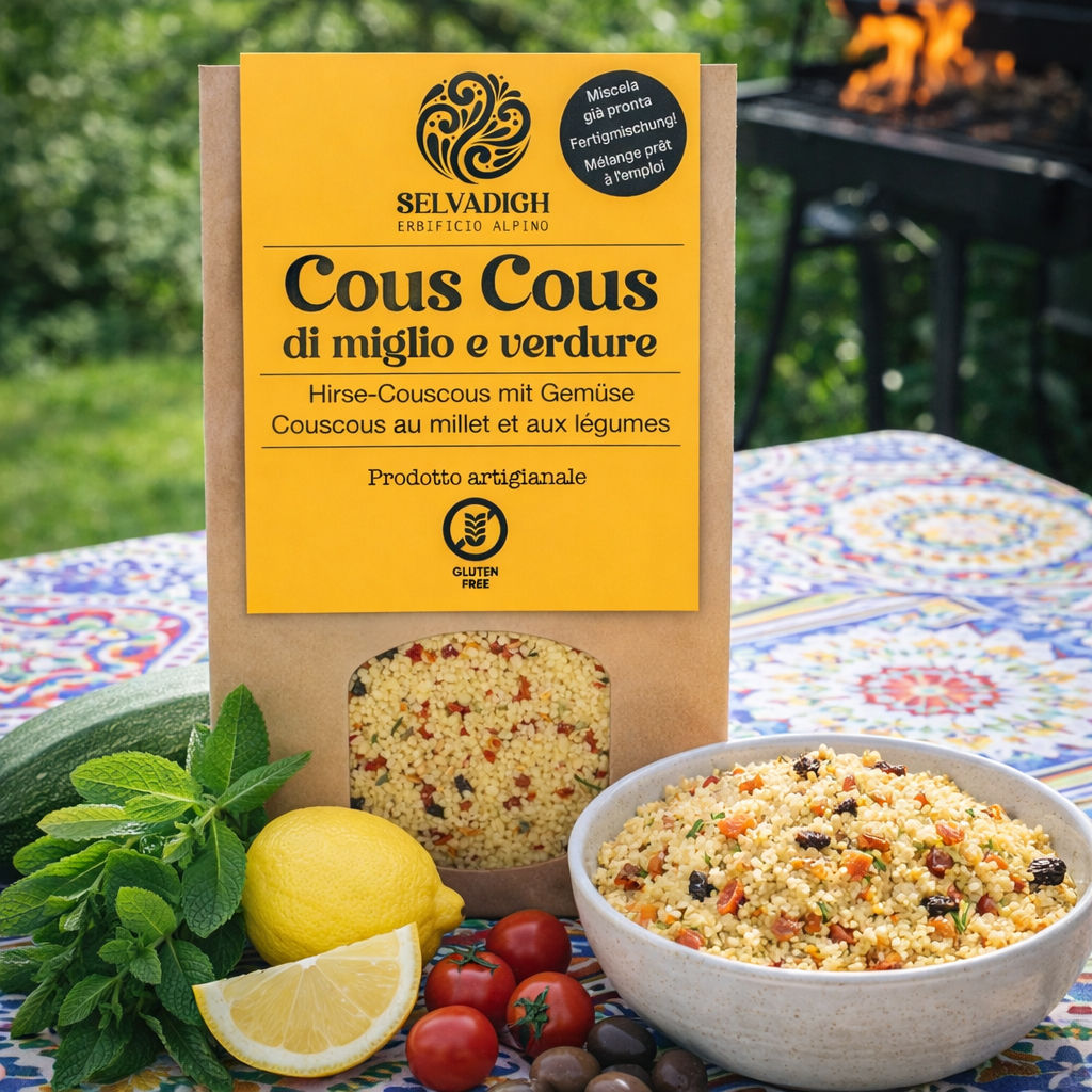 Cous Cous di miglio e verdure