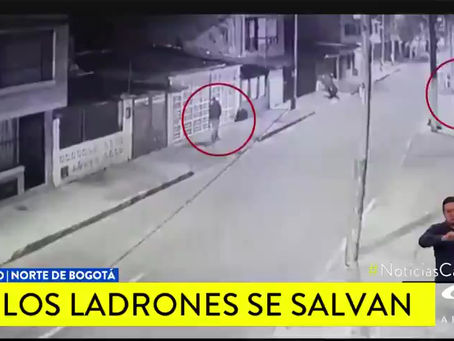 Insólito caso en Bogotá: ladrones terminaron robando a otros ladrones