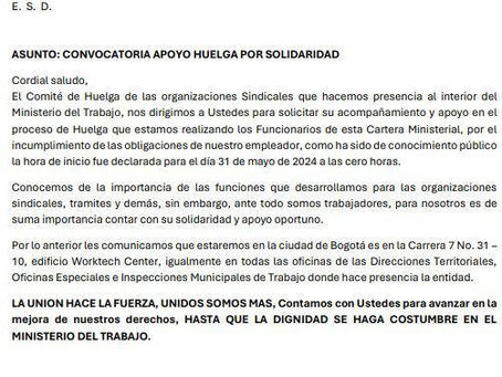Molestia de los Maestros y Huelga en el Ministerio del Trabajo: Demandas y Ultimátum