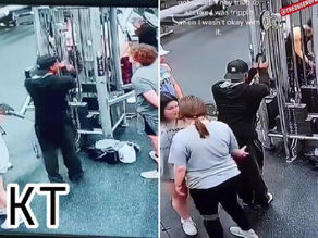 Hombre es acosado en gimnasio por dos mujeres
