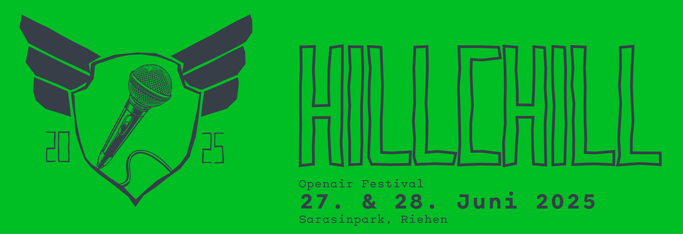HILLCHILL Openair - 27. & 28. Juni 2025, Sarasinpark, Riehen
