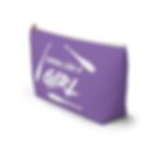 Thumbnail: Throw Like A Girl - Purple T Bottom Ball Bag