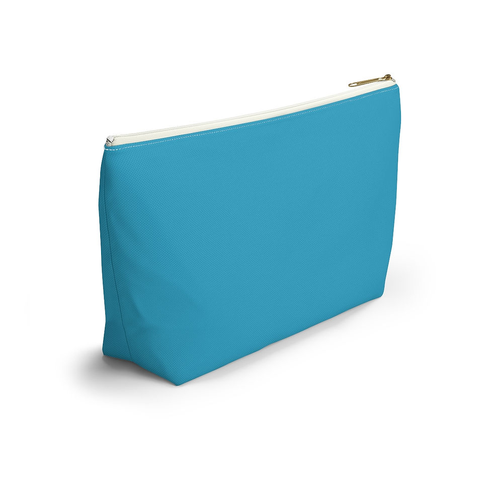 Miniature : Throw Like A Girl - Blue T Bottom Ball Bag