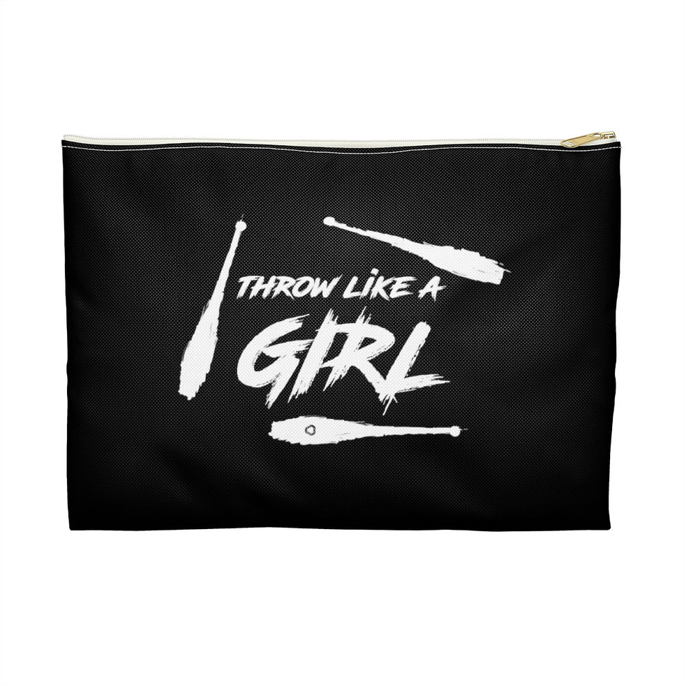 Miniature : Throw Like A Girl - Black Ball Bag
