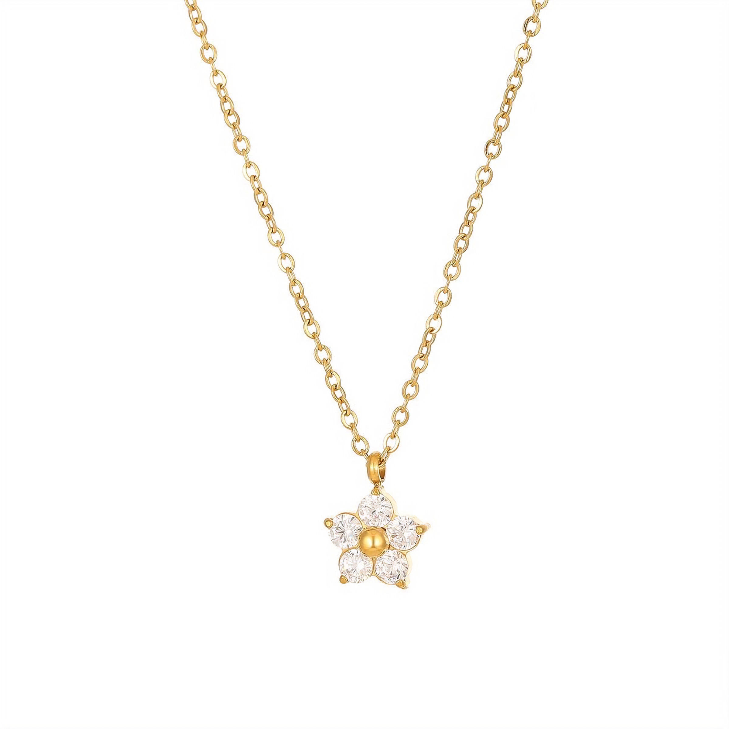 Flora Necklace - 18K Gold Plated
