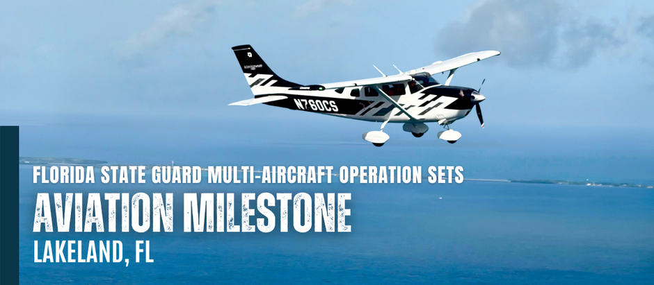 Florida State Guard Sets Aviation Milestone with Multi-Aircraft Operation