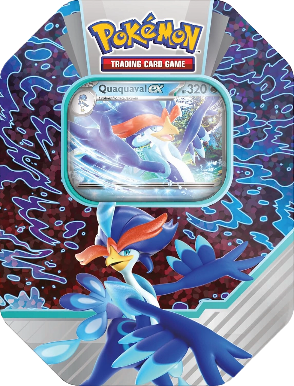 Pokémon TCG: Paldea Partners Tin – Quaquaval EX