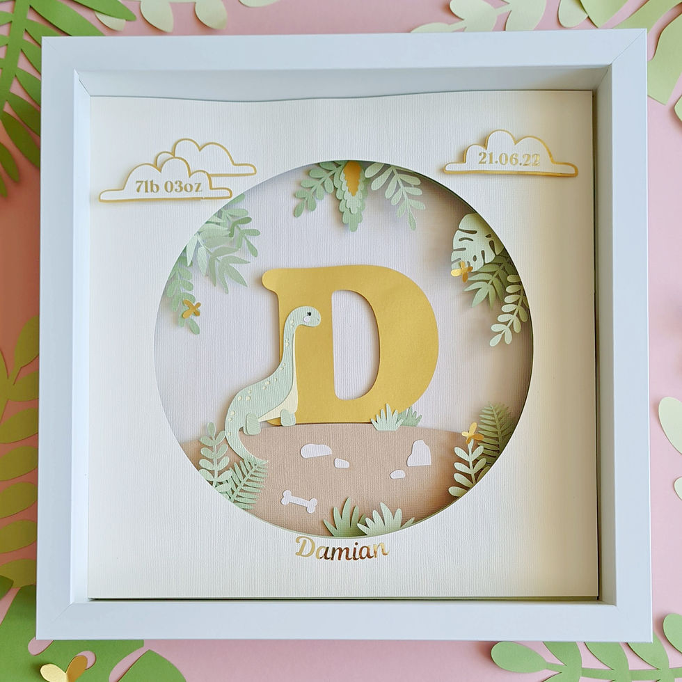 Thumbnail: Brontosaurus Dinosaur Alphabet Frame