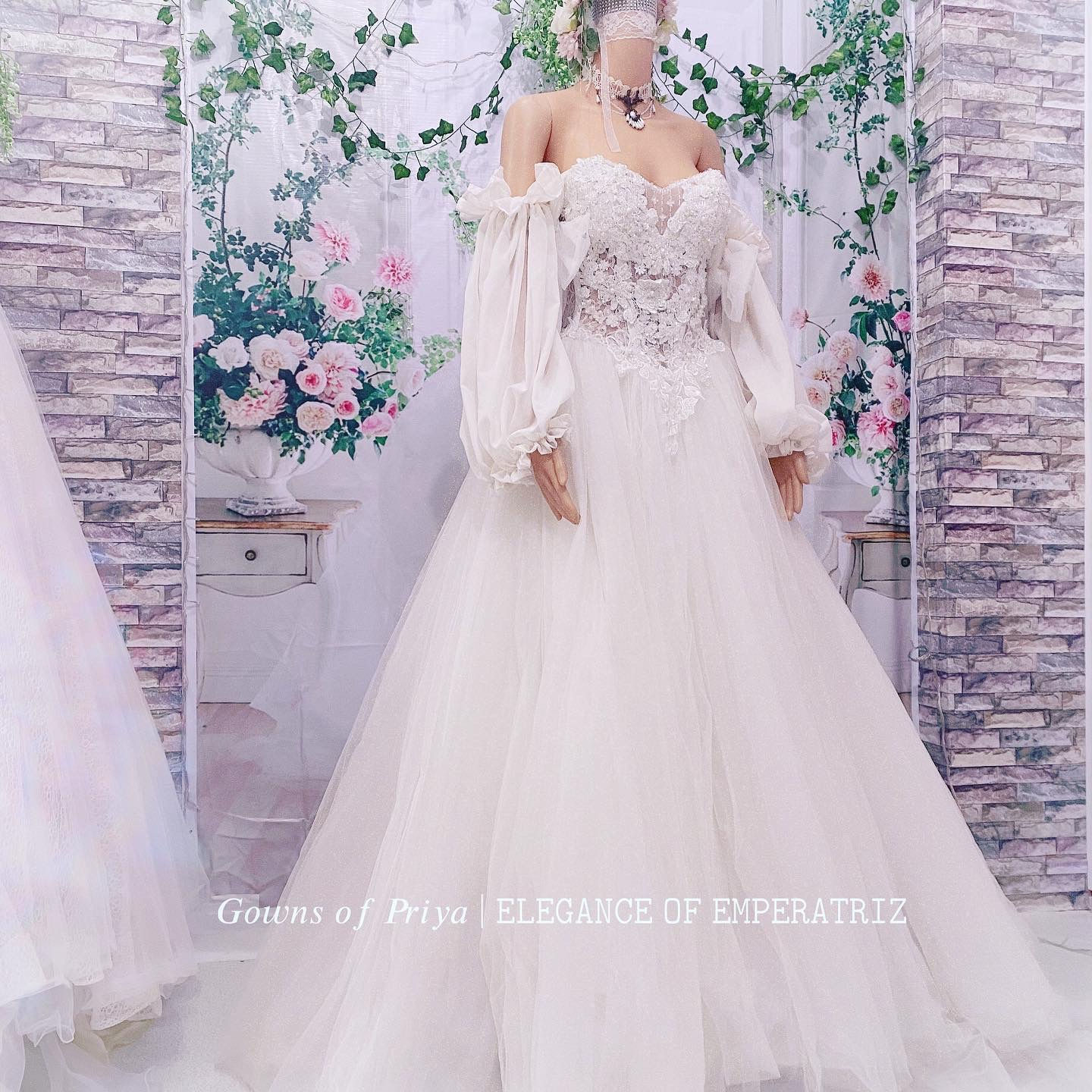 Rent Elegance Empress off white white goddess gown 