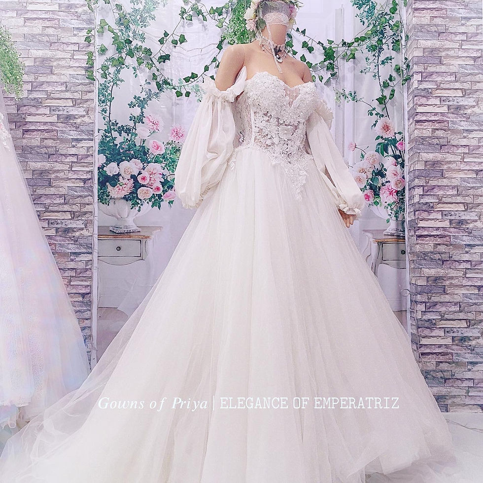 Thumbnail: Rent Elegance Empress off white white goddess gown 