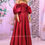 Thumbnail: Rent Elegant Burgunday Gown
