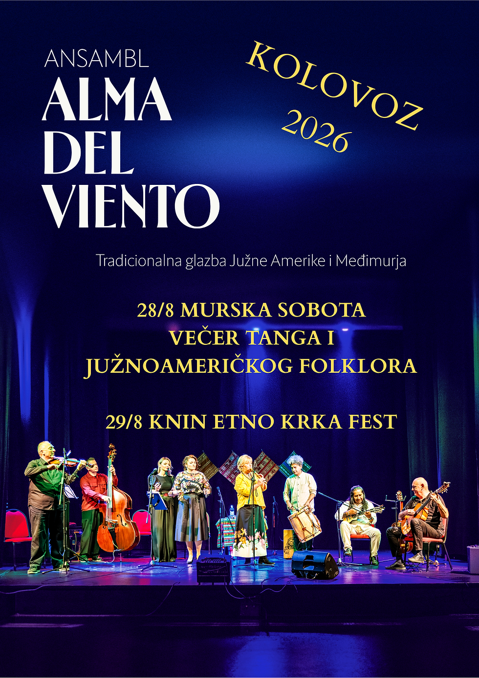 KNIN: Etno Fest Krka: Ensemble Alma del viento