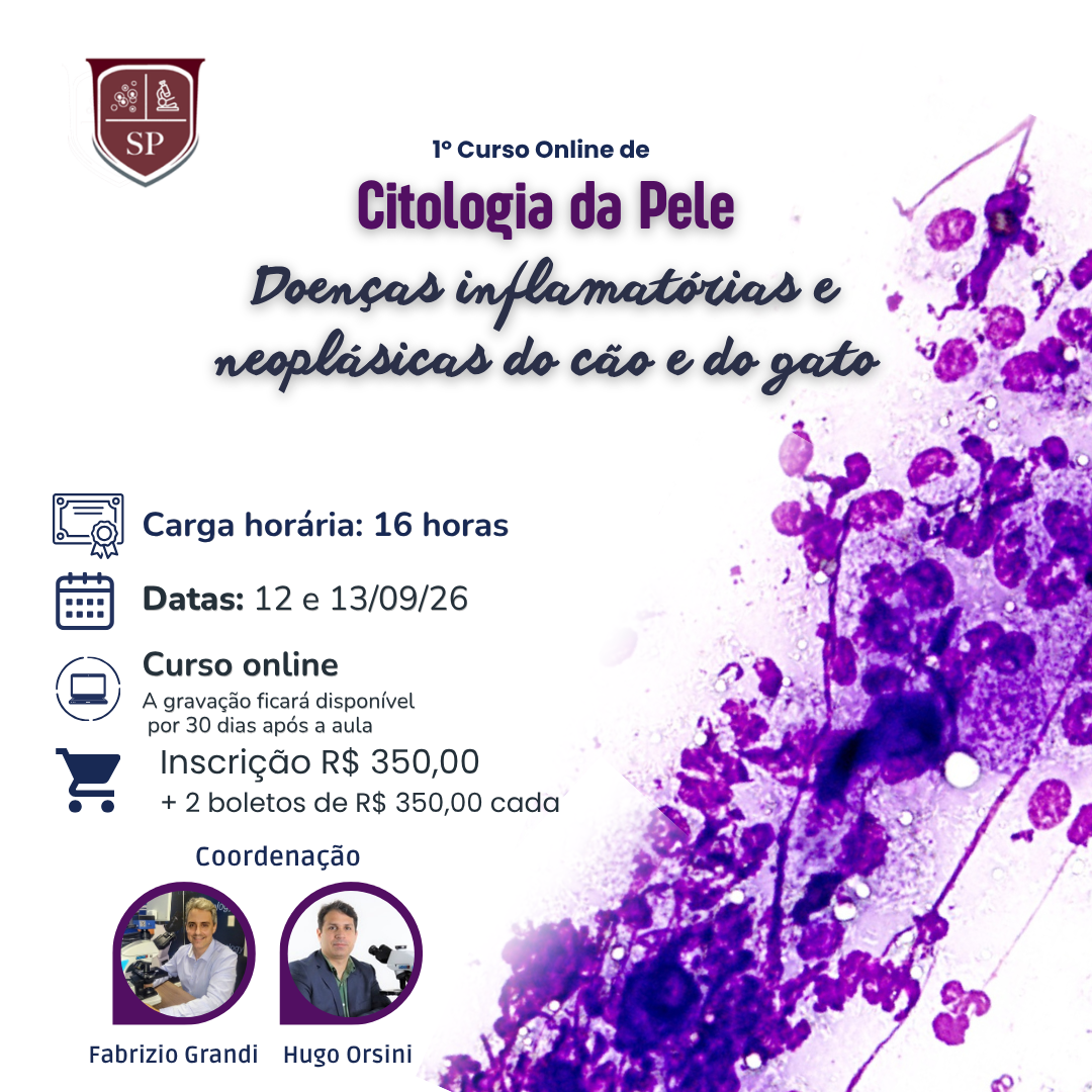 Curso de citologia da pele: doenças inflamatórias e neoplásicas do cão e do gato