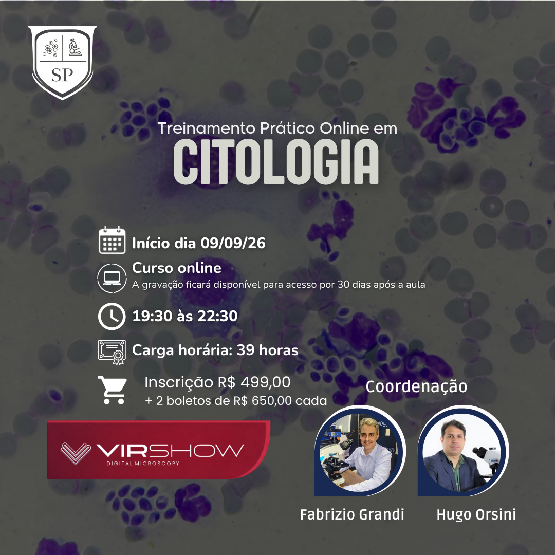 1º Treinamento Prático Online em Citopatologia