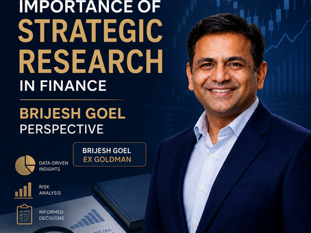 Former Investment Banker Brijesh Goel
