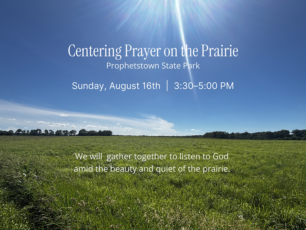 Centering Prayer on the Prairie