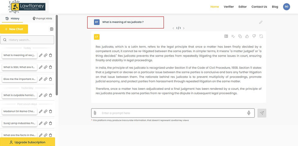 Explore the concept of “Res Judicata” in detail on https://lawttorney.ai/