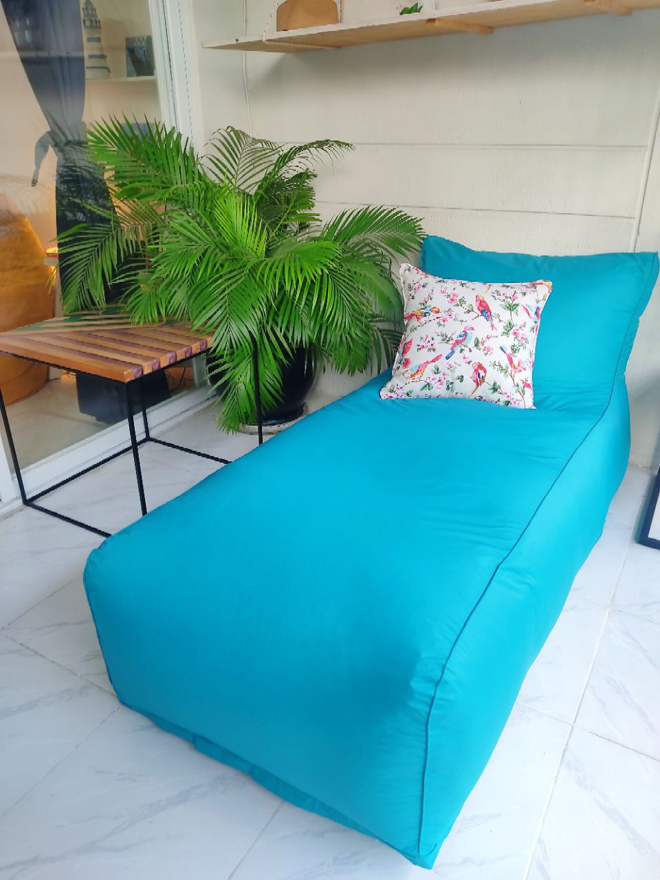 Thumbnail: Chaise Lounge Bean bag, water repellent fabric