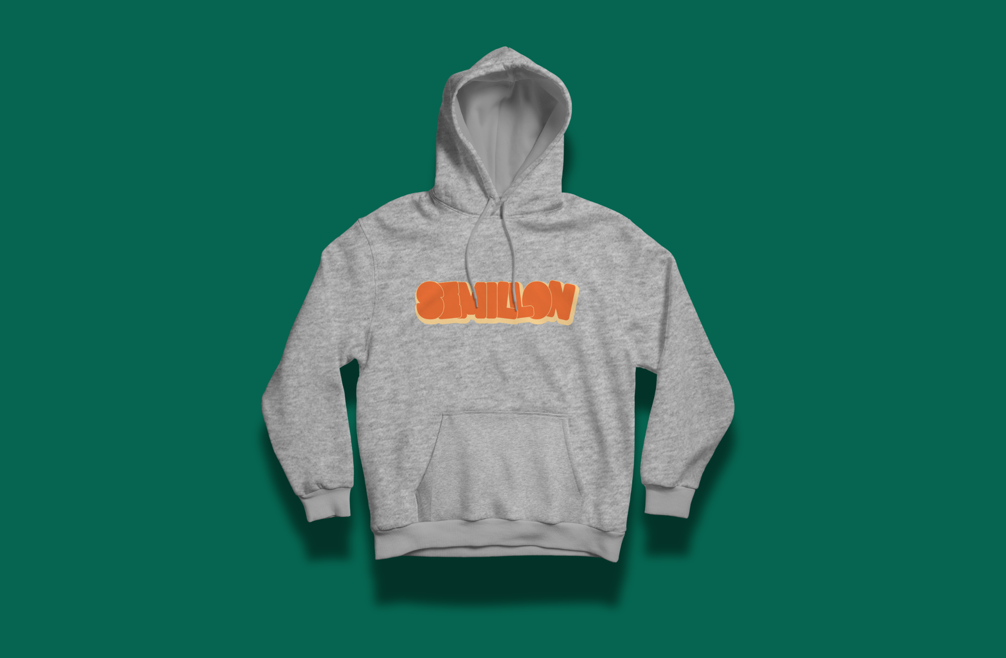 Sweat Shirt Capuche Gris Sémillon