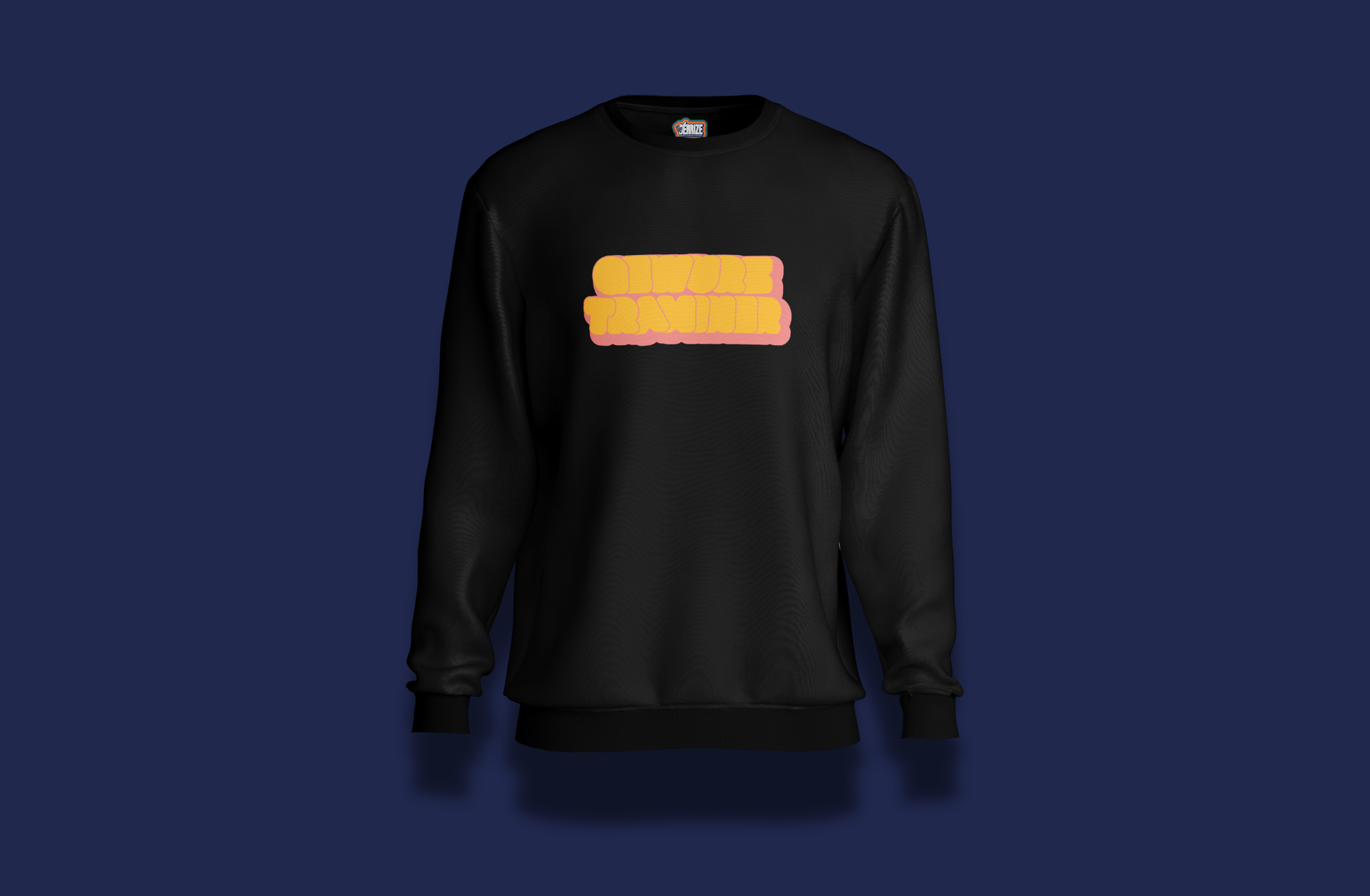 Sweat Shirt Col Rond Noir Gewurztraminer