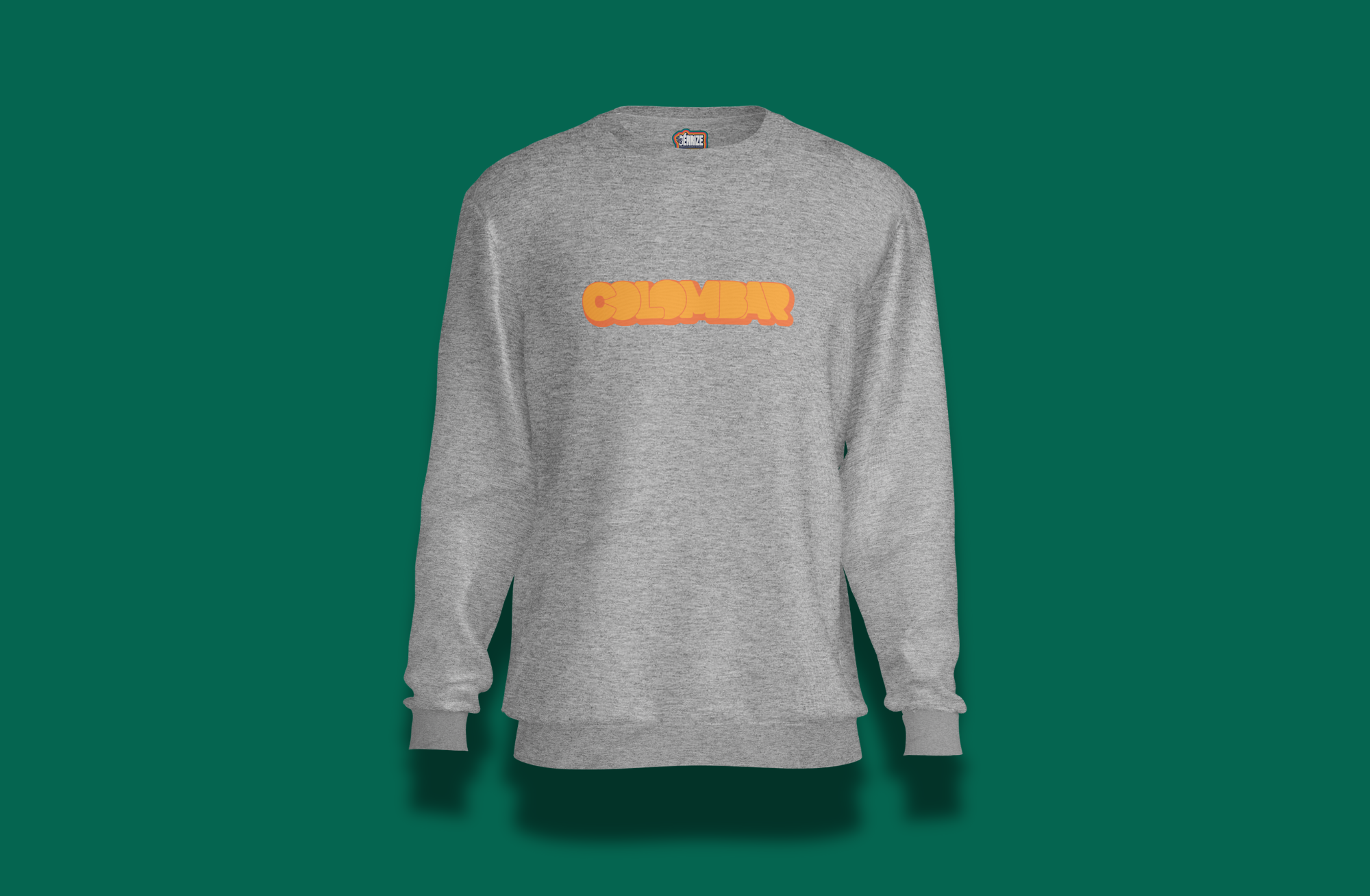 Sweat Shirt Col Rond Gris Colombar