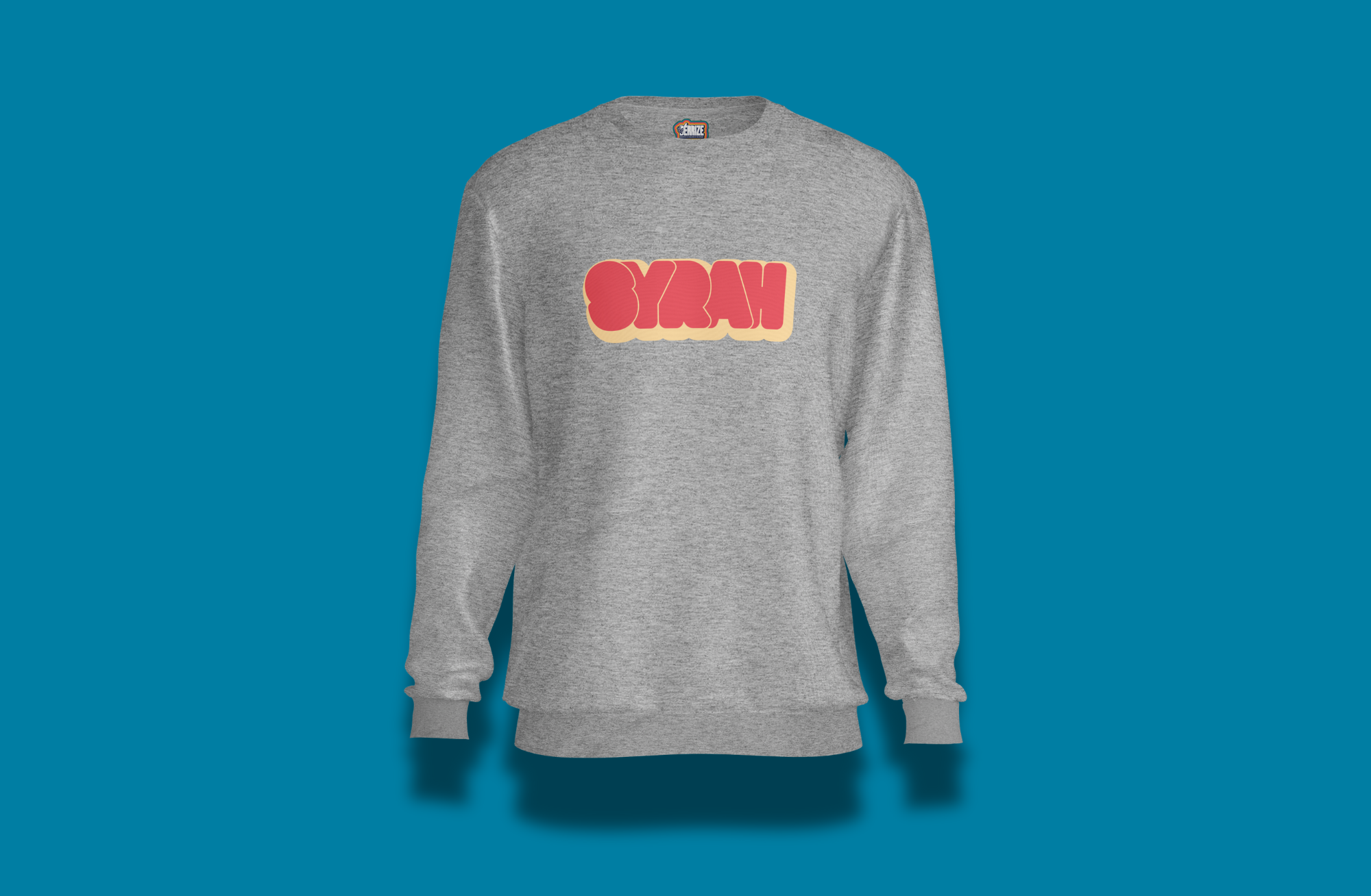 Sweat Shirt Col Rond Gris Syrah