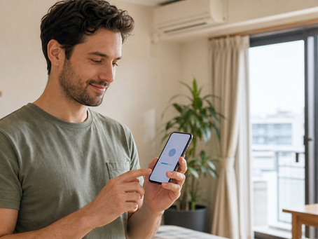 日本の住居でスマートフォンにeSIMを設定する外国人居住者
