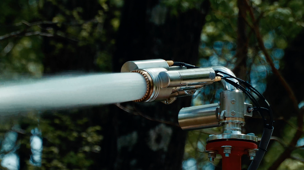 The WatchDog Robotics NozzleBot™ Targeting a Fire