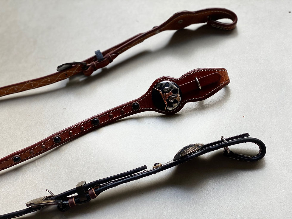 Miniatura: Cabeçada 1 orelha com pontos preto 