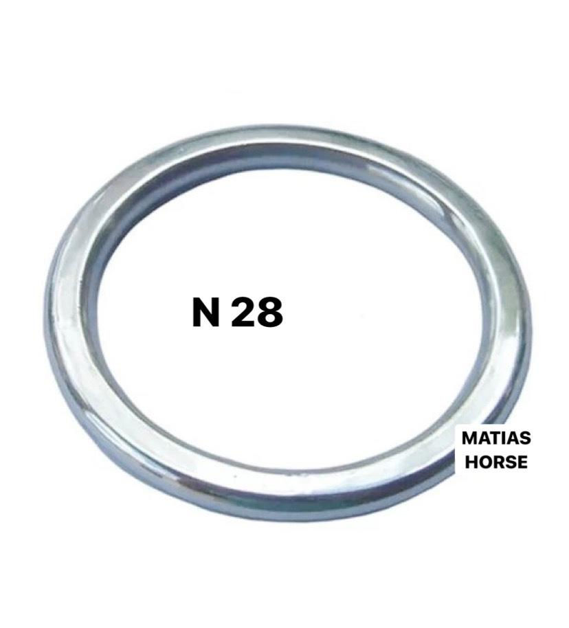ARGOLA INOX N 28