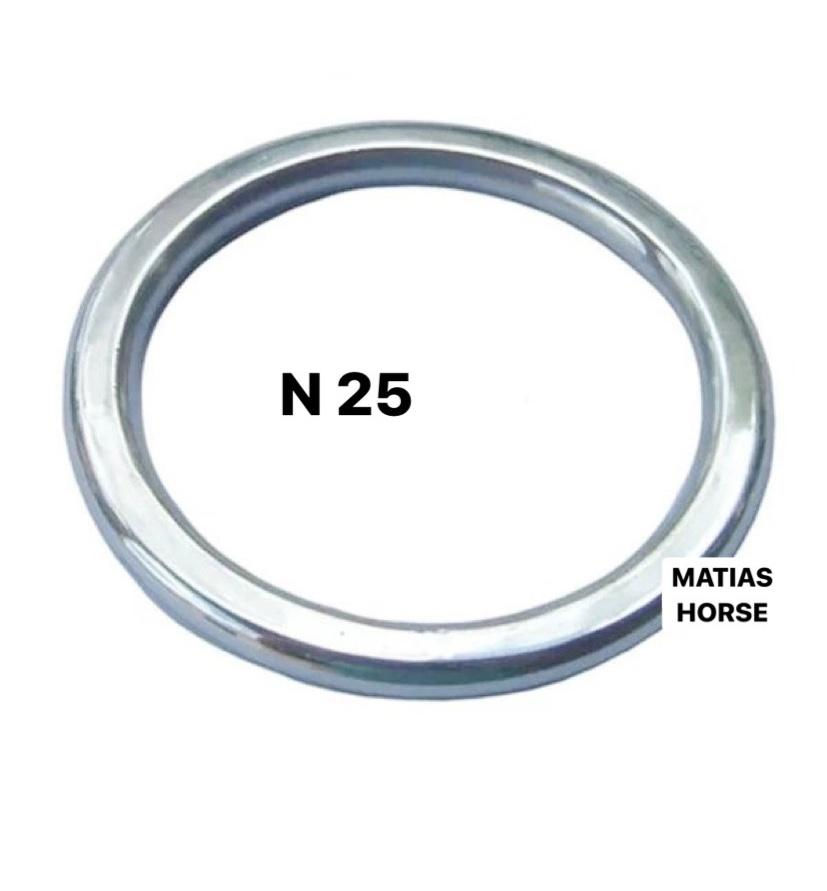 ARGOLA INOX N 25