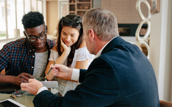 First Time Homebuyers Meeting with Realtor