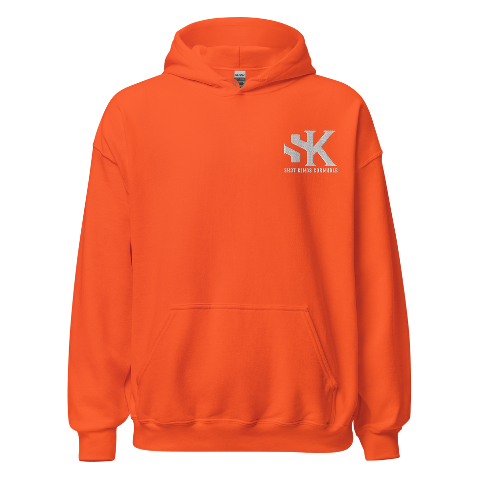 Thumbnail: Shot Kings Cornhole Black Friday Hoodie Embroidered "SK"