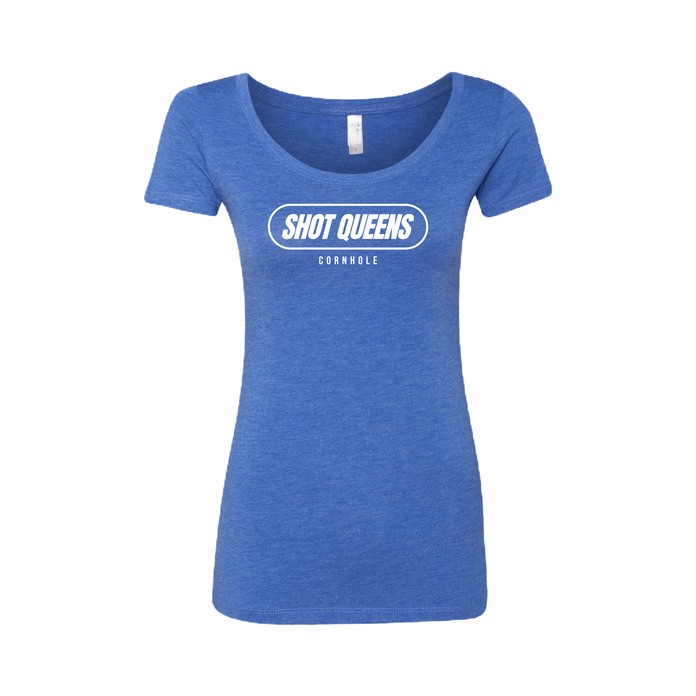 Shot Kings Cornhole Women's Triblend Scoop Tee