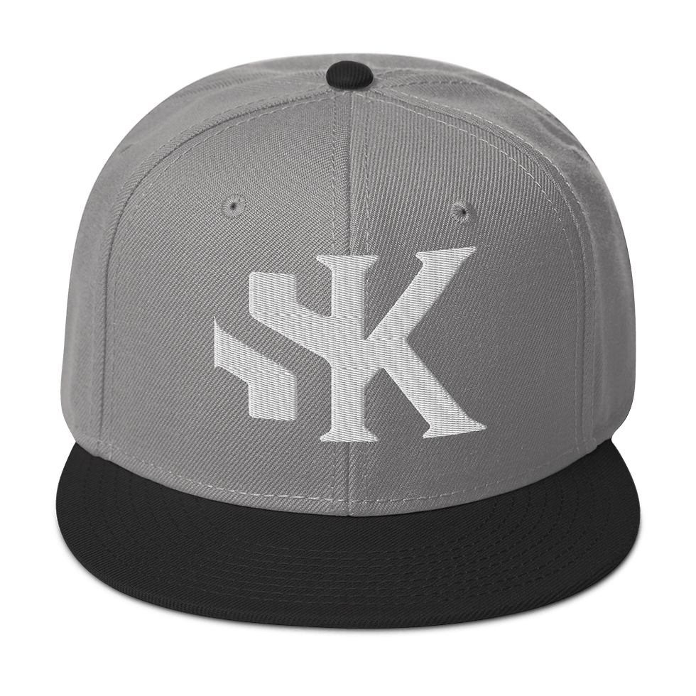 Thumbnail: Shot Kings Cornhole Gray Under Visor Snapback Hat