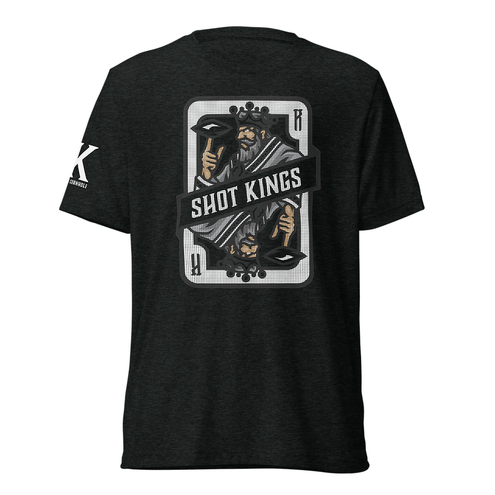 Thumbnail: Shot Kings Cornhole – TriBlend PrefSeries Tee Card 2.0