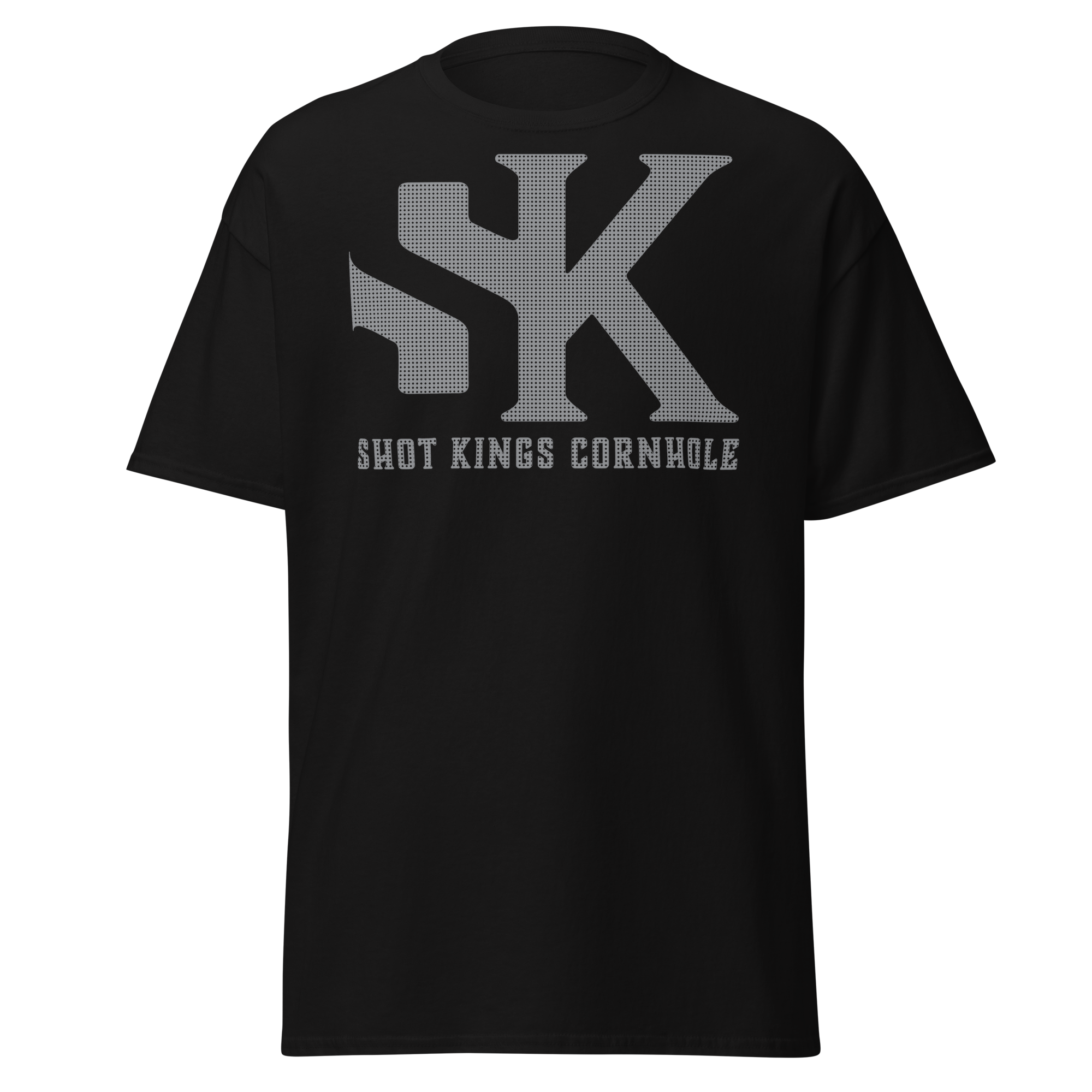 Shot Kings Gray Pref 50/50 Cotton/Poly Blend Unisex tee