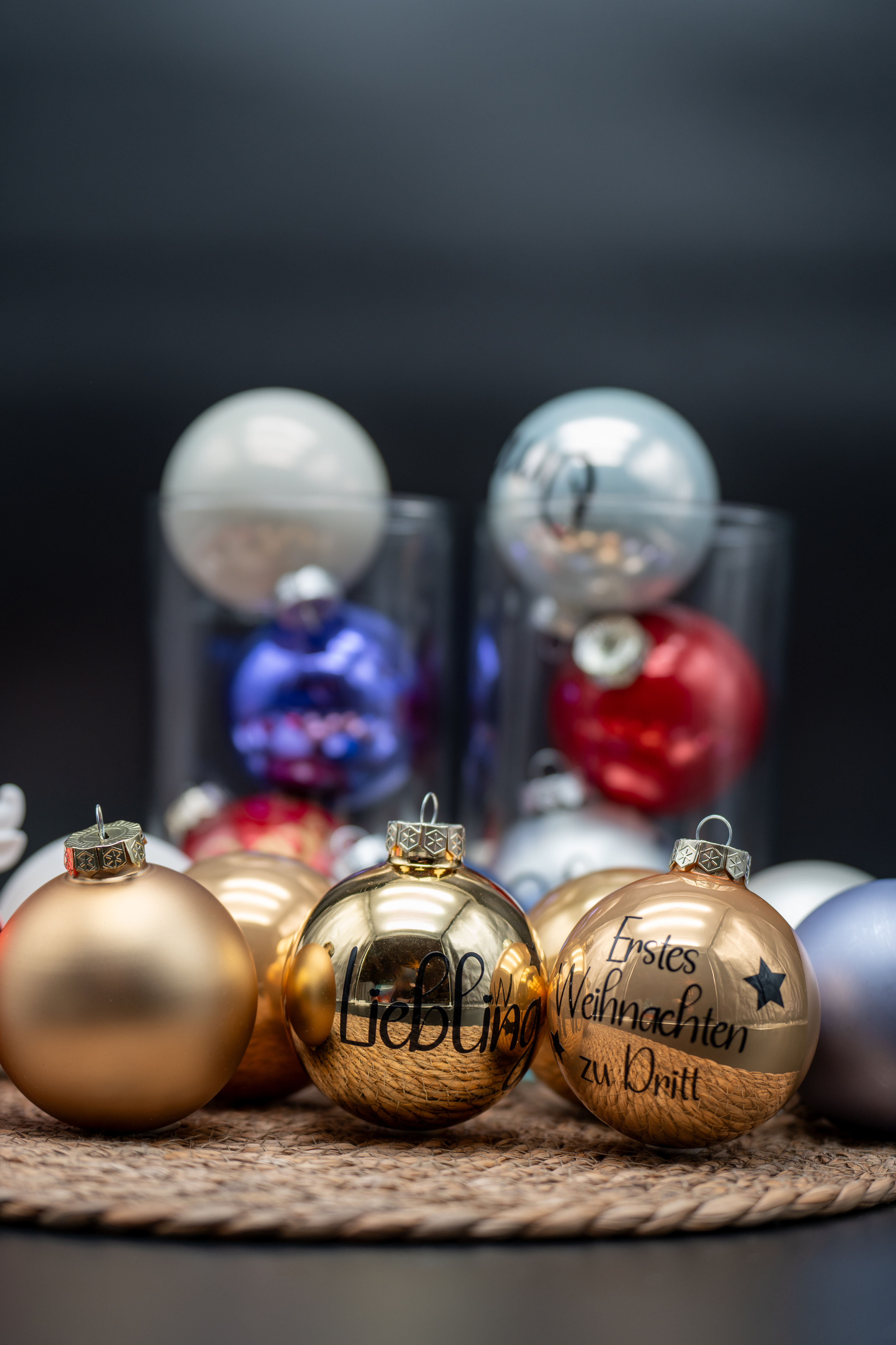 Christbaumkugel personalisiert mit Wunschaufdruck