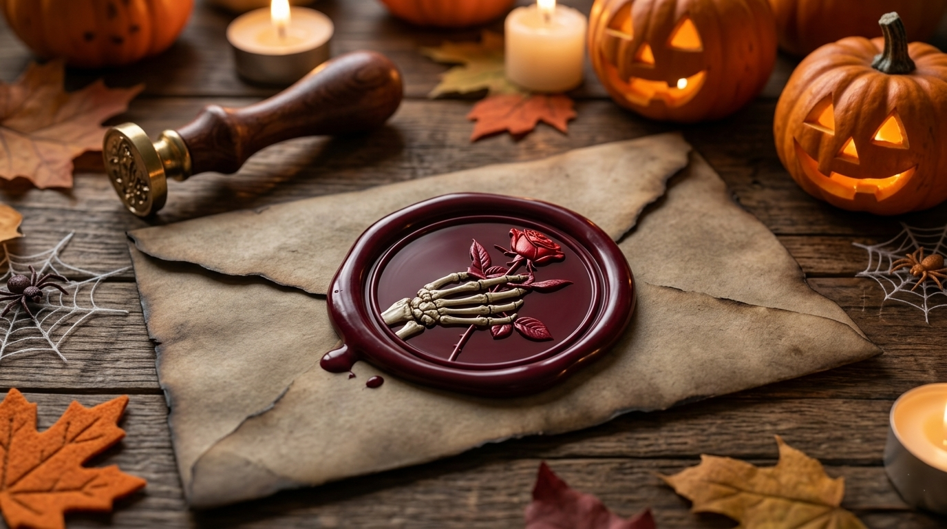 Fall & Winter Seasonal (Non-Christmas) - Self-Adhesive Wax Seal Stickers