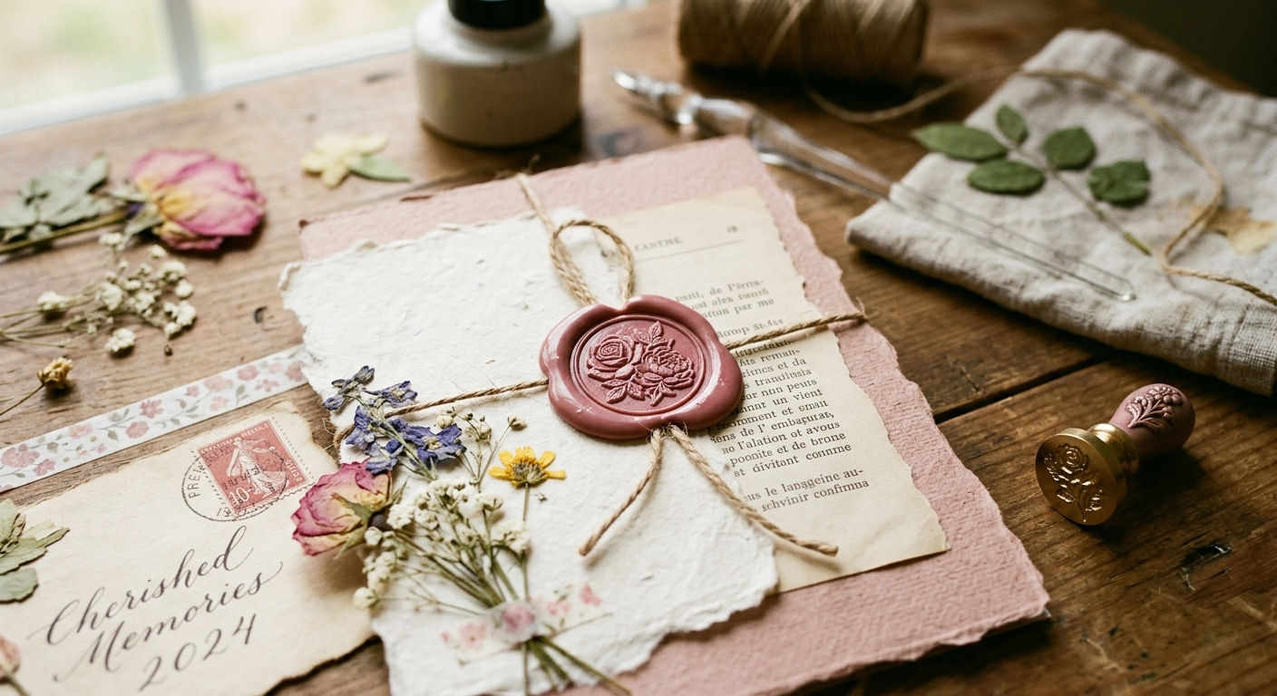 Florals - Self-Adhesive Wax Seal Stickers
