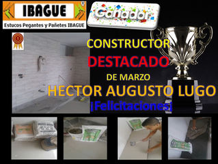 Ganador Concurso CONSTRUCTOR DESTACADO de Marzo