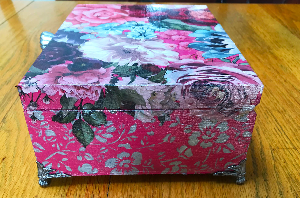 Thumbnail: Decorative Box, Memory Box, Keepsake Box, Gift for Her, Mother's Day Gift, Birth