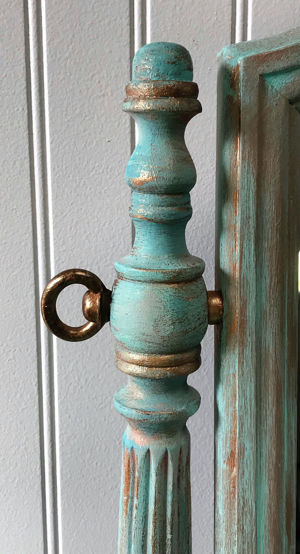 Thumbnail: Bohemian Vintage Eclectic Dresser with Mirror/Coastal Dresser SOLD