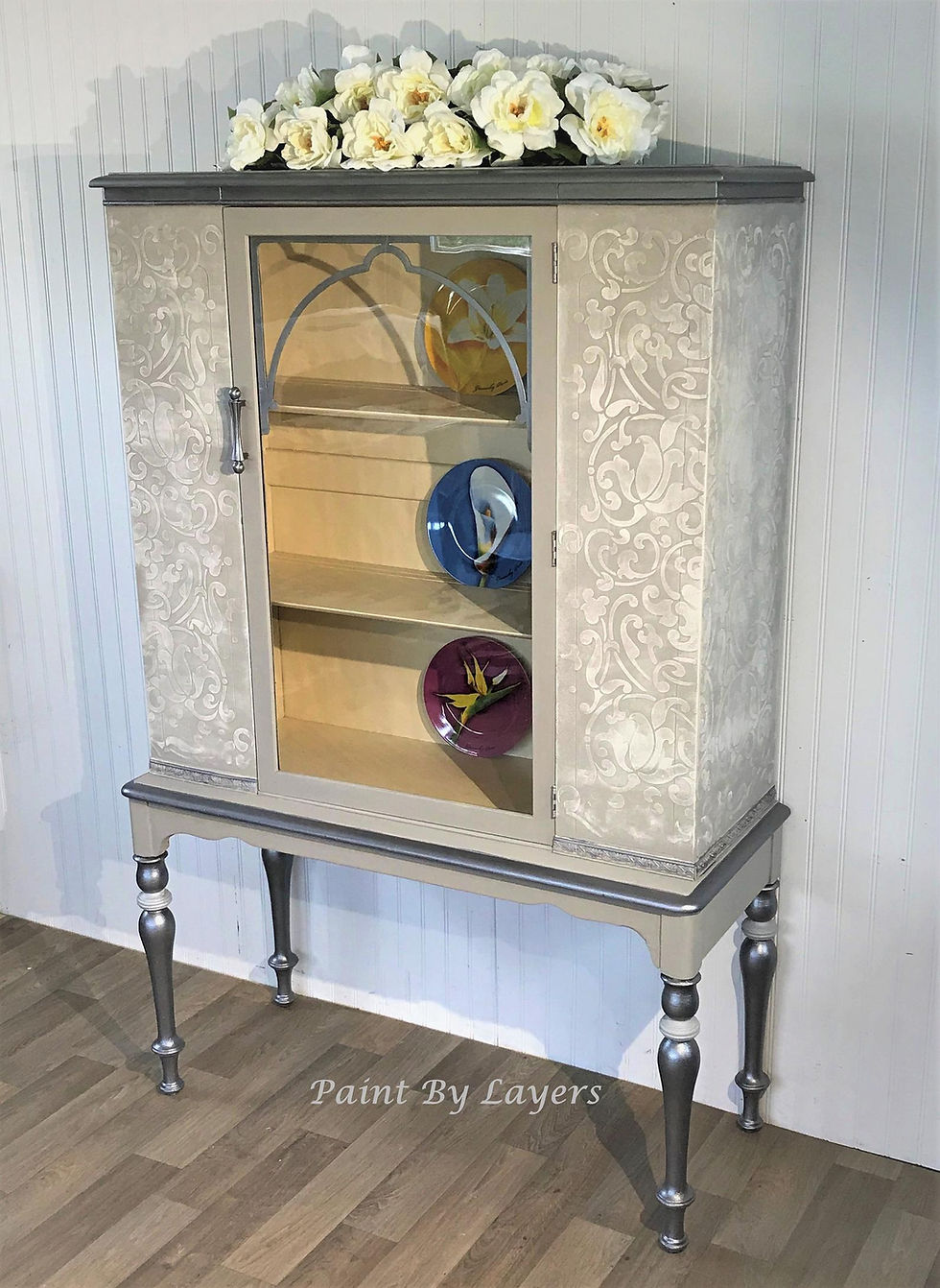 Thumbnail: Antique China Cabinet with Glass Door