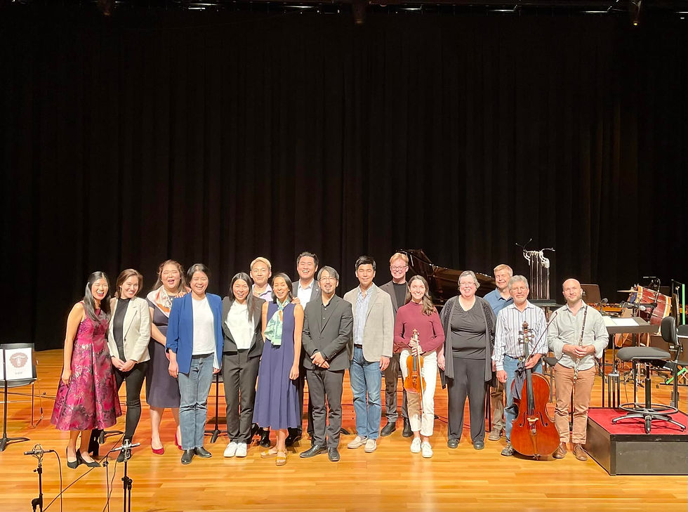 Houston Grand Opera orchestra workshop of THE BIG SWIM