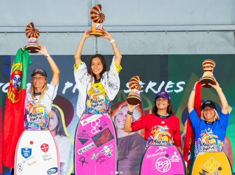 Luna Hardman, 3ª colocada no Maldives Pro