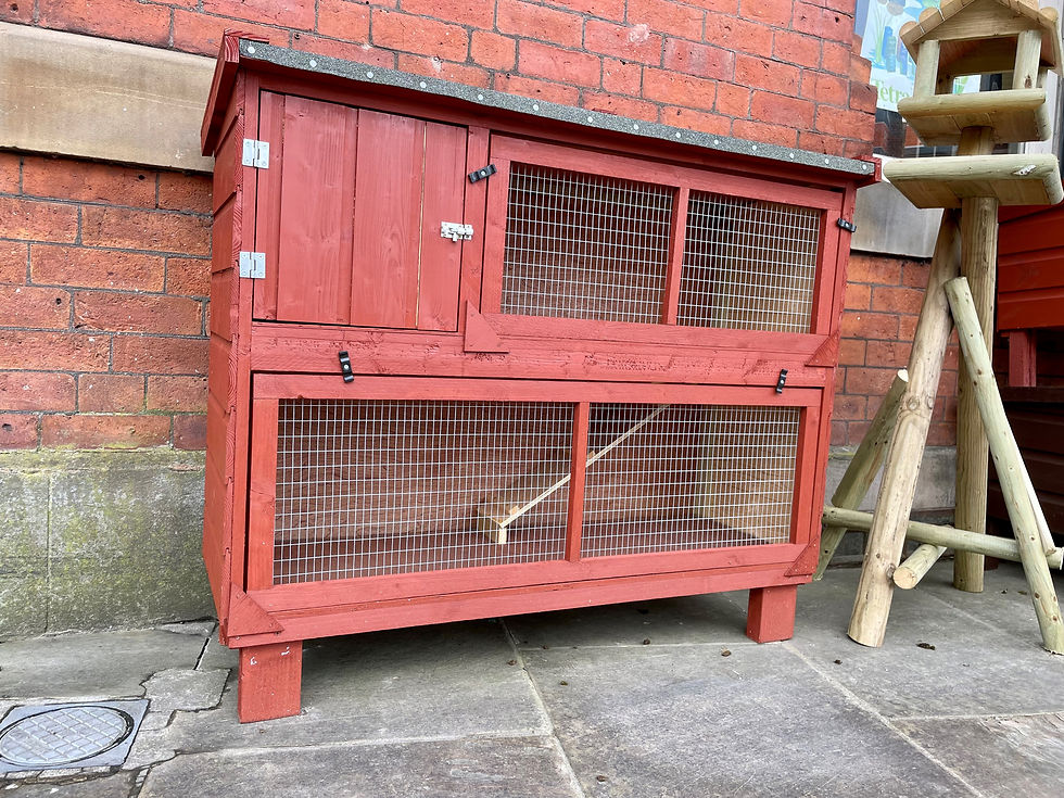 4' Double Heavy Duty Hutch