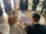 Ketubah Signing Photo