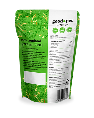 Good Pet Kitchen NZ Green Mussel Treat