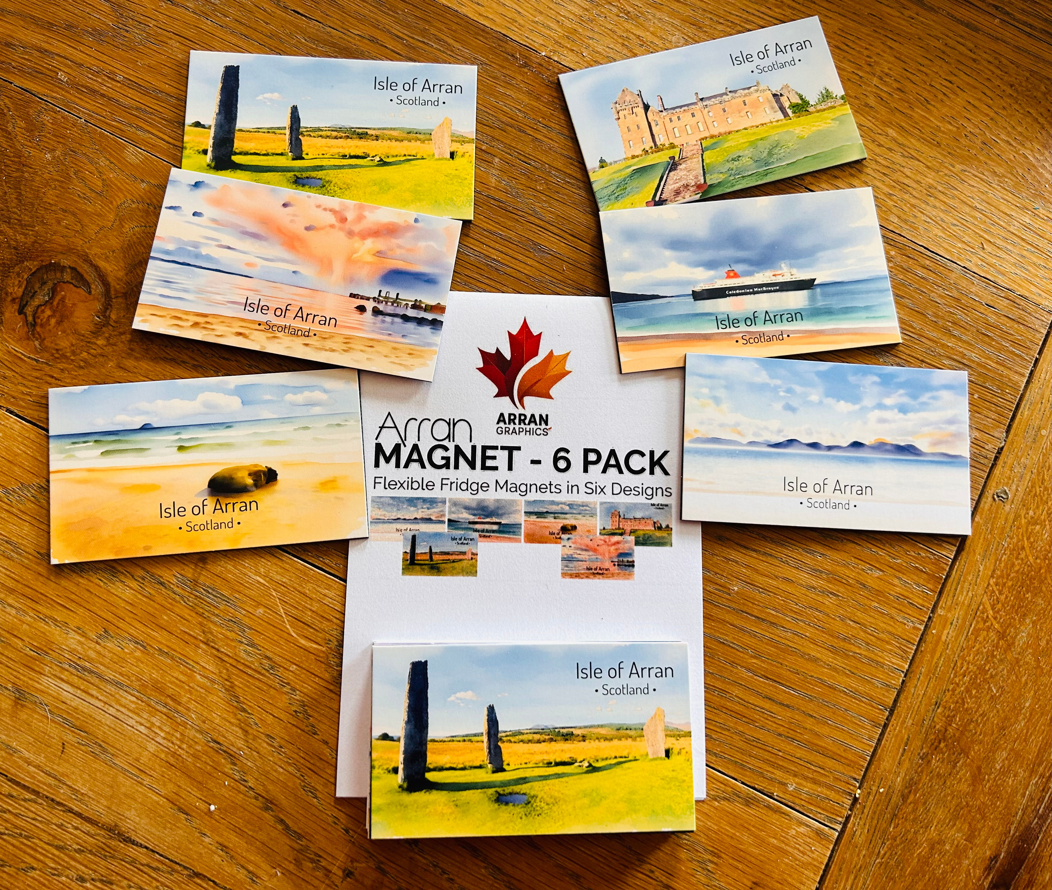 New Fridge Magnet 6-Pack